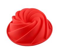 Mikinona Large Silicone Cake Mould Giant Cupcake Simple Practical Baking Tins Non-Stick Easy to Clean for Home Store Random Color