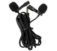 Mikinona Lavalier Microphone for Smartphones Wired Clip Mic High Sensitivity Lapel Mic for Live Streaming Interviews Recording Durable Material Easy to Use