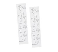 Mikinona Life Tree Guitar Fretboard Sticker 2pcs Thin Sturdy Guitar Fingerboard Decals Decoration Music Accessories