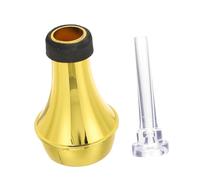 Mikinona Lightweight Abs Plastic Straight Trumpet Practice Mute Set for Trumpet Lovers, Reducing Overtones and Convenient to Carry, for Quiet Practice Sessions