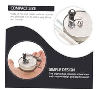 Mikinona Lightweight Iron Fly Fishing Reel Portable Fishing Pole Wheel for River Outdoor with High-density Composite Foot and Comfortable Grip