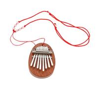 Mikinona Lightweight Wooden Thumb Piano with 8 Keys, Simple Design Kalimba Musical Instrument for Beginners and Professionals, for Party and Performance Use