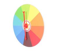 Mikinona Lottery Wheel Wall Hanging Game for Boys and Girls Classroom Party Prize Roulette Wheel of Fortune for Boy Girl's Carnival Activity