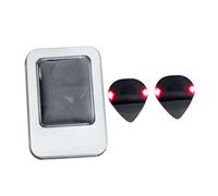 Mikinona Luminous Guitar Pick LED Plectrum for Electric Folk Guitar Sparkle Design for Stage Performance