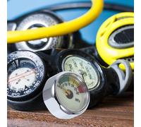 Mikinona Luminous Scuba Cylinder Pressure Gauge Depth and Air Tank Monitor for Night Diving Accurate Display for Safe Underwater Use and Read Design