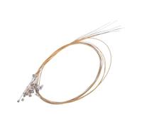 Mikinona Lyre Harp String Set Metal Replacement Strings with Rivets for Musicians Instrument Repair Clear Sound Elegant Design Complete Kit for Lyre Harp Maintenance