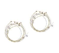 Mikinona Lyre Strings 19pcs Steel Lyre Harp Replacement Strings Sound Sturdy