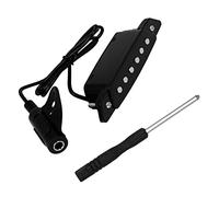 Mikinona Magnetic Guitar Pickup Self Adhesive Acoustic Sound Pickup for Easy Installation No Drilling Required Compatible with Various Acoustic Guitars Practical