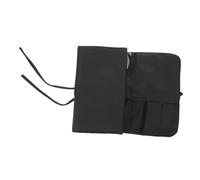 Mikinona Makeup Brush Roll Up Bag Foldable Organizer for Travel and Outdoor Activities Straps Easy to Clean for Beginners and Makeup Artists