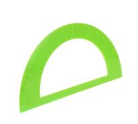 Mikinona Math Protractors: Measuring Ruler for The Visually Impaired Blind Learning Tool for Accurate Measurements and Educational Use for Blind Students Light Green