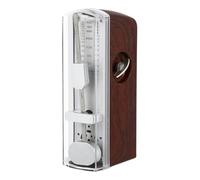 Mikinona Mechanical Metronome Portable Precise Rhythm Metronome for Guitar Piano Violin Drum Practice Suitable for Various Instruments Red Wood Color