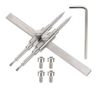 Mikinona Metal Lens Spanner Wrench Adjustable Camera Lens Repair Tool Kit Stainless Steel Spanner for Dslr and Telescope