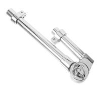 Mikinona Metal Tom Drum Mount Bracket Single-arm Drum Stand Rack for Percussion Instruments and Snare Stands