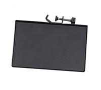 Mikinona Microphone Tray Microphone Stand Iron Universal Adjustable Clip-on Tray Dual-Position Support Clamp Holder Sound Card Live Desk Mic Stand Mount for Studio Broadcast Room
