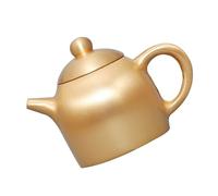 Mikinona Mini Brass Teapot Ornament Retro Chinese Style Decorative Teapot with Grip for Home Office Restaurant Display Collectible Craft Adornment