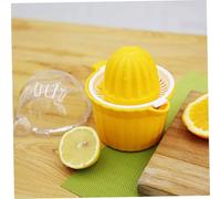 Mikinona Mini Manual Fruit Juicer Plastic Handheld Squeezer for Citrus and Various Fruits Portable Kitchen Tool for Fast Fresh Juice Compact and Easy to Use for Camping and Random Color
