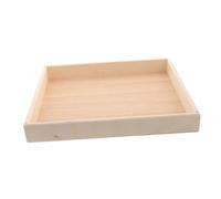 Mikinona Mini Square Sandbox for Sand Storage Container with Play Area for Indoor Outdoor Use Creative Sand Play Tray Easy to Clean and Manage