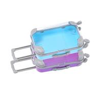 Mikinona Mini Suitcase for Eyelashes Lash Holder Travel Case Eyelash Extension Storage Box Portable Durable Organizer