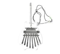 Mikinona Miniature Crystal Thumb Piano Practice Kalimba Portable Musical Instrument Keyboard Hand for Beginners Boys and Girls and Travel Use African Style Instrument