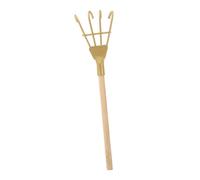 Mikinona Miniature Small Zen Style Garden Rake for DIY Landscape Sand Smoothing and Decoration Safe Lightweight Craft Tool for Home and Outdoor Micro Garden Scenes