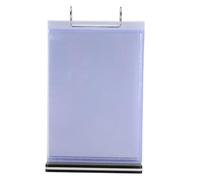 Mikinona Modern Flip Menu Display Stand for Restaurant Tables Compact Upright Holder with Easy Content Change Stylish and Menu Holder for Tabletop Advertising and Poster Display
