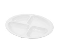 Mikinona Multi Divided Dinner Plate for Adults Lightweight Non Slip and Unbreakable Design for Elderly Dining Easy to Clean Skid Base for Stable Eating Experience