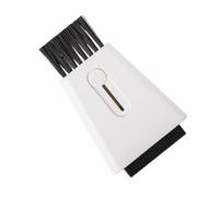 Mikinona Multi-purpose Double-head Keyboard Cleaning Brush PP Fiber Material for Window Tracks Grooves Countertops and Electronic Devices Cleaning Tool