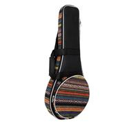 Mikinona National Style Mandolin Bag Handbag with Thick Oxford Cloth Padding, Convenient for Carrying and Transporting, for Traveling