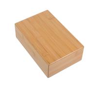 Mikinona Natural Bamboo Yoga Block for Yoga Training and Auxiliary Practice for Home Fitness for Beginners and Meditation