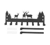 Mikinona No Drilling Behind Door Storage Hanger Strong Adhesive Hook for Bathroom Living Sundries Organizer Compact Coat and Hat Holder