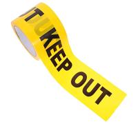 Mikinona Non-adhesive Warning Tape Keep Out Crime Scene Caution Tape for Safety Flexible for Construction and Risk Areas