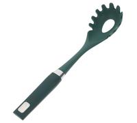 Mikinona Non-Stick Silicone Pasta Spoon with Long Handle Multifunctional Spaghetti Serving Utensil for Cooking Easy-Clean Kitchen Tool with Comfortable Grip Suitable for Non-Stick Pots