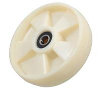 Mikinona Nylon Swivel Caster Wheels with Ball Bearings for Pallet Truck Load Replacement Noise-reducing Smooth Rolling Trolley Wheels Compatible with Manual Pallet Jack for Warehouses and