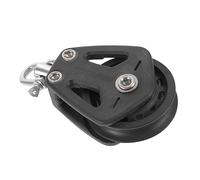 Mikinona Nylon Swivel Pulley for Sailboat Lifting Single Crane Block with High Load Plain Bearing Durable Wear Resistant Design for Wire Rope Traction and Outdoor Gym Applications