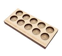 Mikinona Outdoor Treasure Hunting Game Board for Nature Exploration Lightweight Portable Plant Specimen Display Tray Montessori Inspired Educational Activity for Family Camping and Outdoor