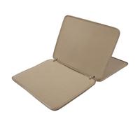 Mikinona Patch Display Album Khaki 42x32cm Double-sided Flip Page Badge Organizer with Hook Loop Panels, Compact Armband Badge Holder for Patch Collection and Display
