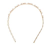 Mikinona Pearl Headband Rhinestones for Wedding Parties Formal Occasions and Bridal Events Featuring Sparkly Beaded Design and Vintage Style