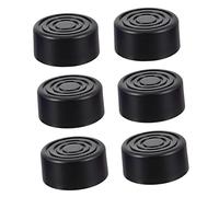 Mikinona Pedal Caps with Protection Effects Black Plastic 6pcs for Guitar Effect Pedal Footswitch Toppers for Electric Guitar Accessories