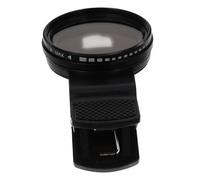 Mikinona Phone Lens Portable and Easy to Install 37mm Nd2-400 Adjustable Neutral Density Filter Clip Made from Aluminium Alloy and Optical Nylon for Phones for Ocean and Moving