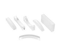 Mikinona Physical Optical Convex and Concave Lens for Teaching Middle School Science Experiments High Precision Glass Lenses with Prism Optical Kit for Refraction and Reflection Principles