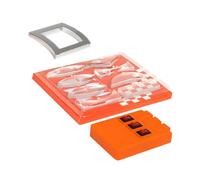 Mikinona Physics Optical Experiment Kit with Convex and Concave Lenses Multifunctional Refraction Prism and Linear Light Source for Science Education and Classroom Demonstrations