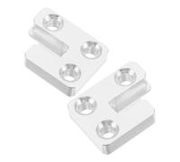 Mikinona Piano Fallboard Soft-Close Hinge 1 Pair Upright Piano Lid Support Hook Brass Repair Parts Compatible with Yamaha