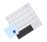 Mikinona Piano Keyboard Stickers 88 Keys Music Note Labels for Electronic Keyboards Removable Colorful Piano Stickers Music Symbols for Beginners and Boys and Girls