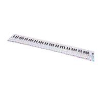 Mikinona Piano Practice Chart 88-key Portable Roll-up Keyboard with Finger Simulation Guide for Beginners, Piano Keyboard Practice Chart and Exercise Card for Learning