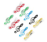 Mikinona Piano Score Holders 10pcs Music Book Clips Book Clamps for Sheet Music Easy to Use