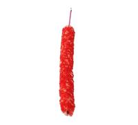 Mikinona Piccolo Cleaning Brush for Flute with Non-slip Hand Grip, Nylon Material Red Flute Cleaning Brush for Internal Cavity, for Wind Instrument Maintenance