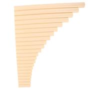 Mikinona Pipe Traditional Pan Flute in White for Chinese Music Professional Wind Instrument with Pure Sound for Folk Therapy Education and Stage Performances