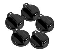 Mikinona Plastic Gas Stove Knob Switch Set 5pcs with Ignition Button for Lpg Gas Cooker Universal Fit for Home and Professional Kitchen Use