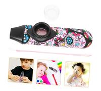 Mikinona Plastic Kazoo Music Instrument for Kids Beginner Mouth Flute Lightweight Portable Design with Lanyard and Flute Membrane Simple to Play Suitable for Students and Children