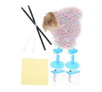 Mikinona Plastic Stick Electrostatic Kit Physics Experiment Set for Interactive Science Learning Tool Enhancing Electrostatic Induction and Friction Experiments in Stem Random Color